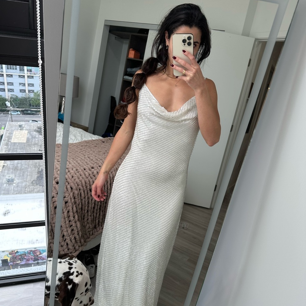 Meshki White Maxi Dress
